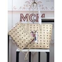 MCM女包 原單 6268打釘兔子 Stripe鉚釘子母購物袋 搭配小包 MCM女手提袋 MCM肩背包  mdmc1401