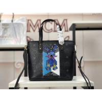 MCM女包 原單 6203兔子打釘 飾有可愛圖案 Anya購物袋 MCM女手提包 手拎包 MCM斜挎單肩包  mdmc1420