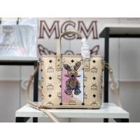 MCM女包 原單 6203兔子打釘 飾有可愛圖案 Anya購物袋 MCM女手提包 手拎包 MCM斜挎單肩包  mdmc1422
