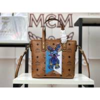 MCM女包 原單 6203兔子打釘 飾有可愛圖案 Anya購物袋 MCM女手提包 手拎包 MCM斜挎單肩包  mdmc1423
