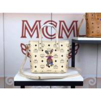 MCM女包 原單 6203 MCM兔子款 新款迷你購物袋 3D絲印兔子 可手拎單肩斜挎  mdmc1426