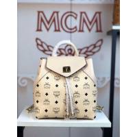 MCM雙肩包 原單 5922 2019新款 Essential兩用包 頂部邊緣抽繩設計 正面翻蓋 MCM女背包  mdmc1437
