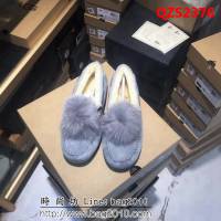UGG 9015毛球球系列 A級豬巴革 豆豆鞋 QZS2376
