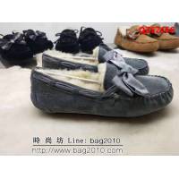 UGG 9023 新款毛毛 刺繡版 蝴蝶結 豆豆鞋 QZS2456