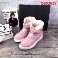 UGG 2018澳洲本土AXA 蝸牛外牛皮+澳洲羊毛雪地靴粉色 QZS2625