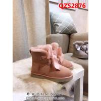 UGG 109836018秋冬 518新款 gita bow mini 絲帶蝴蝶結 短筒雪地靴 QZS2876