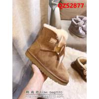 UGG 109836018秋冬 518新款 gita bow mini 絲帶蝴蝶結 短筒雪地靴 QZS2877
