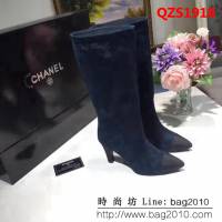 CHANEL香奈兒 2018秋冬新品系列 878 推薦款 香奈兒雙色靴 QZS1918