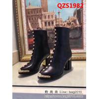 CHANEL香奈兒 2018新款 牛皮玫瑰柳丁靴 QZS1982