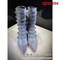 DIOR迪奧 Cruise Clollection 系列 絨裏8寸短靴 灰色 QZS1294