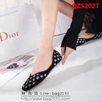 DIOR迪奧 2018秋季新款 最美街女王 貂毛絨女單鞋 QZS2027