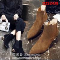 DIOR迪奧 紐約時裝周走秀款 時尚羊京女短靴 QZS2438