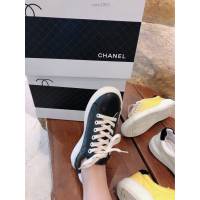 Chanel女鞋 香奈兒休閒百搭運動鞋 Chanel女款時尚板鞋  naq1061