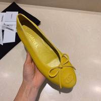 Chanel女鞋 香奈兒頂級芭蕾舞鞋 Chanel羊皮舒適平底鞋  naq1065