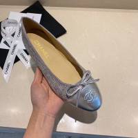 Chanel女鞋 香奈兒頂級芭蕾舞鞋 Chanel羊皮舒適平底鞋  naq1066