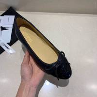 Chanel女鞋 香奈兒頂級芭蕾舞鞋 Chanel羊皮舒適平底鞋  naq1068