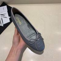 Chanel女鞋 香奈兒頂級芭蕾舞鞋 Chanel羊皮舒適平底鞋  naq1072