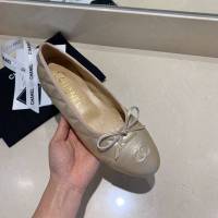 Chanel女鞋 香奈兒頂級芭蕾舞鞋 Chanel羊皮舒適平底鞋  naq1075