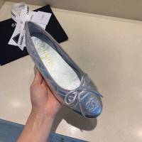 Chanel女鞋 香奈兒頂級芭蕾舞鞋 Chanel羊皮舒適平底鞋  naq1076