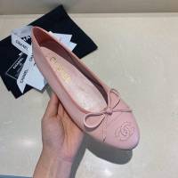 Chanel女鞋 香奈兒頂級芭蕾舞鞋 Chanel羊皮舒適平底鞋  naq1083