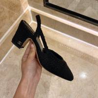 Chanel女鞋 香奈兒時尚經典涼鞋 Chanel中跟涼鞋  naq1087