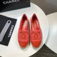 Chanel女鞋 香奈兒頂級版本漁夫鞋 紅皮標  naq1101