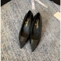 Chanel女鞋 香奈兒2020Cruise新款 小香單鞋 Chanel羊皮高跟涼鞋  naq1120