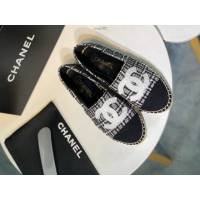 Chanel女鞋 香奈兒頂級版本漁夫鞋 黑格白標  naq1302
