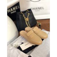 Chanel女鞋 香奈兒2020春夏頂級涼鞋系列 大扣小珍珠 Chanel爆款休閒女單皮鞋  naq1313