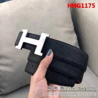 愛馬仕HERMES 專櫃原單 進口TOGO原版皮荔枝紋 高端男士皮帶 HHG1175