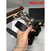 愛馬仕HERMES 進口鱷魚腹皮 精工製作 鋼材質五金件高端男士皮帶 HHG1339