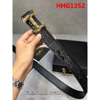 愛馬仕HERMES 真鱷魚骨皮尾部不拼接皮帶 高端男士皮帶 HHG1352