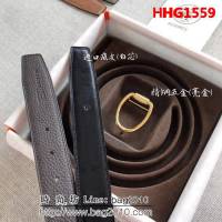 愛馬仕HERMES REVERSIBLE LEATHER STRA 官網同步 原版皮高端男士皮帶 HHG1559