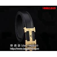 愛馬仕HERMES 精品五金扣頭 專櫃特色logo 2024新品 高端男士皮帶 HHG1869