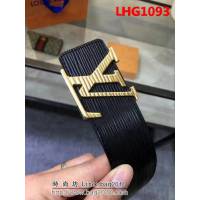 路易威登LV 香港專櫃新款 水波紋扣頭皮帶 專櫃同步 LHG1093