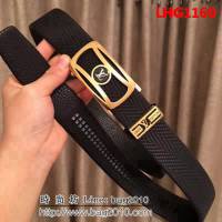 路易威登LV Louis Vuitton義大利進口雙面頭層牛皮 專櫃 高端男士皮帶 LHG1160