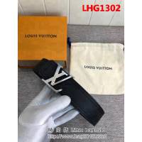 路易威登LV 原版牛皮 頭層小牛皮底 風格休閒 男士皮帶 LHG1302
