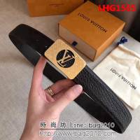 路易威登LV 內穿平滑 男士皮帶 原版頭層牛皮帶身 男士皮帶 LHG1565