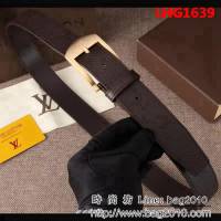 路易威登LV logo Taurillon 經典男士皮帶 LHG1639