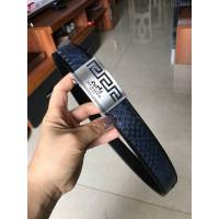 HERMES皮帶 大蟒蛇皮面 原版小牛皮底 商務休閒兩用 男士腰帶  hgh1891