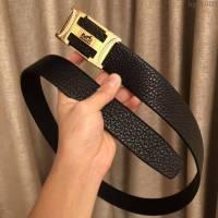 HERMES皮帶 雙面頂級頭層牛皮 愛馬仕男士腰帶  hgh1908