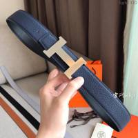 HERMES皮帶 REVERSIBLE LEATHER STRAP 專櫃同步 進口原版皮 愛馬仕男士腰帶  hgh1910