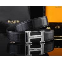 HERMES皮帶 專櫃品 新款野生鹿皮版 全手工包邊 純鋼鑲鑽扣 愛馬仕男士皮帶  hgh1943