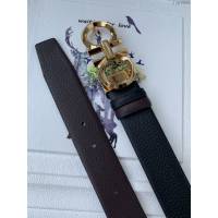 菲拉格慕男士皮帶 Ferragamo雙面牛皮休閒腰帶  jjp1033