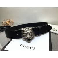 Gucci男士皮帶 古奇高端定制皮料腰帶  jjp1046
