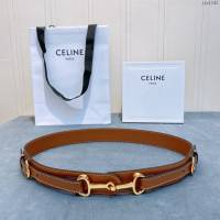 CELINE女士皮帶 賽琳馬銜扣腰帶 賽琳小牛皮可調節皮帶  jjp1142