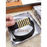Dior女士腰帶 迪奧經典復古小字母牛皮腰帶  jjp1212