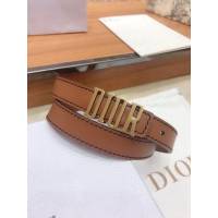 Dior女士腰帶 迪奧經典復古小字母牛皮腰帶  jjp1218