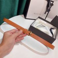 Gucci女士皮帶 古奇GG針扣簡約腰帶  jjp1305