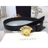 VERSVE男士皮帶 範思哲希臘回紋壓花腰帶  jjp1947